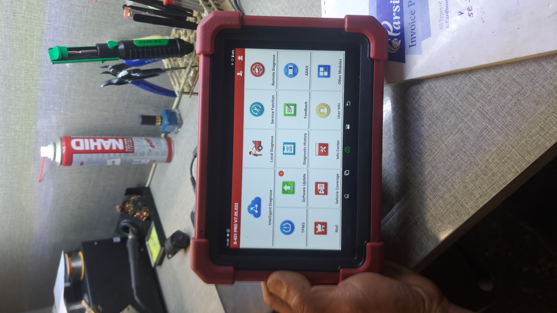 لانچ x431 pro se